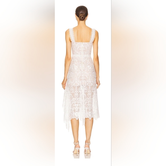 NWT Bronx and Banco Tiffany Blanc Dress in White Size 8 - Picture 2 of 16